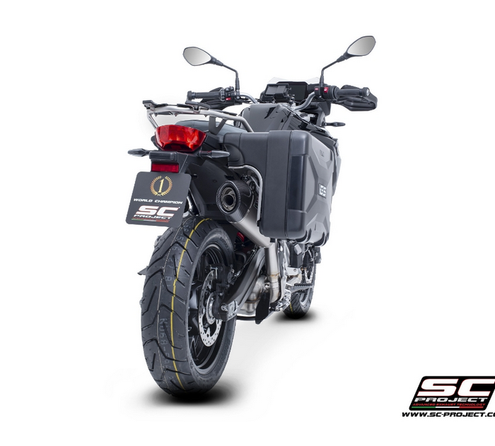 SC-Project Εξάτμιση Oval Titanium Slip-On για BMW F 800 R 2009-2016 [B34A-02T]
