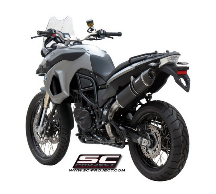 SC-Project Εξάτμιση Oval Titanium Slip-On για BMW F 800 GS Adventure 2008-2015 [B04B-02T]