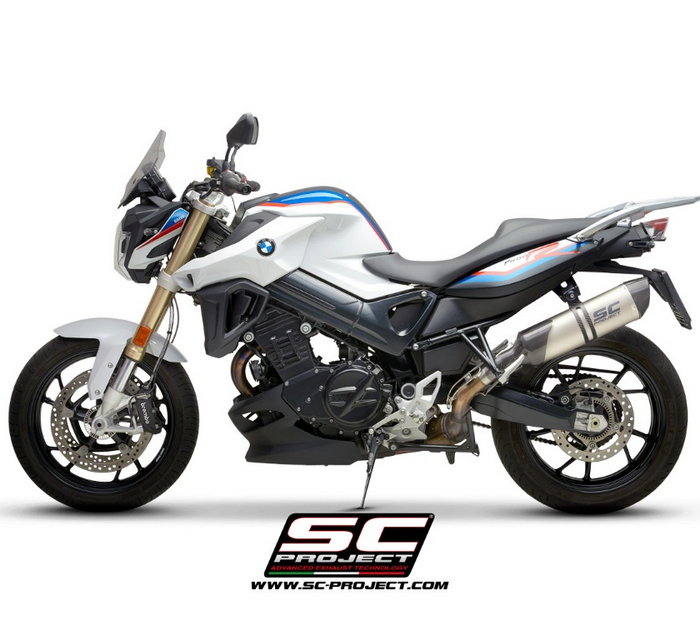 SC-Project Εξάτμιση Oval Carbon Slip-On για BMW F 800 R 2017-2020 [B34B-02C]