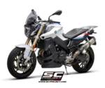 SC-Project Εξάτμιση Oval Carbon Slip-On για BMW F 800 R 2017-2020 [B34B-02C]