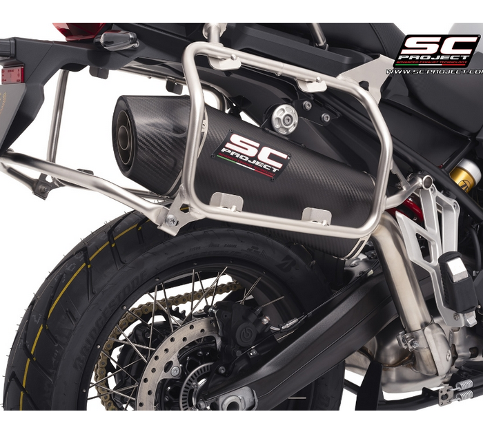 SC-Project Εξάτμιση X-Plorer II GT Carbon Slip-On για BMW F 900 GS Adventure 2024-2026 [B42A-119C]