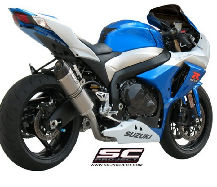 SC-Project Εξάτμιση Oval Titanium Slip-On για Suzuki GSX-R1000 2009-2011 [S01A-01T]