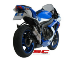 SC-Project Εξάτμιση Oval Titanium Slip-On για Suzuki GSX-R600 / GSX-R750 2008-2010 [S03A-01T]