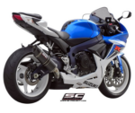 SC-Project Εξάτμιση Oval Carbon Slip-On για Suzuki GSX-R600 / GSX-R750 2011-2016 [S09A-12C]