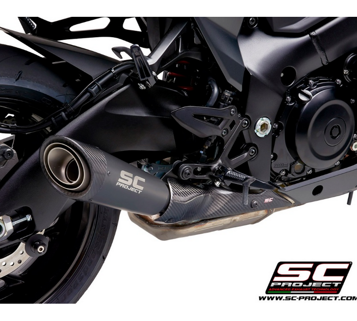 SC-Project Εξάτμιση S1 Stainless Steel Matt Black Slip-On για Suzuki Katana 2019-2020 Euro 4 [S11B-41MB]