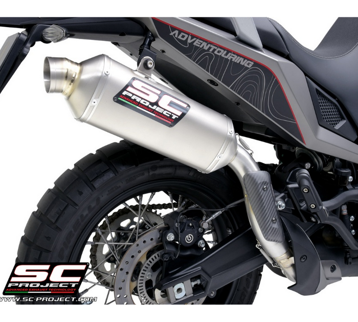 SC-Project Εξάτμιση Moto Morini X-CAPE 650 2021-2025 Rally Raid Titanium High Mount MM01A-H100T
