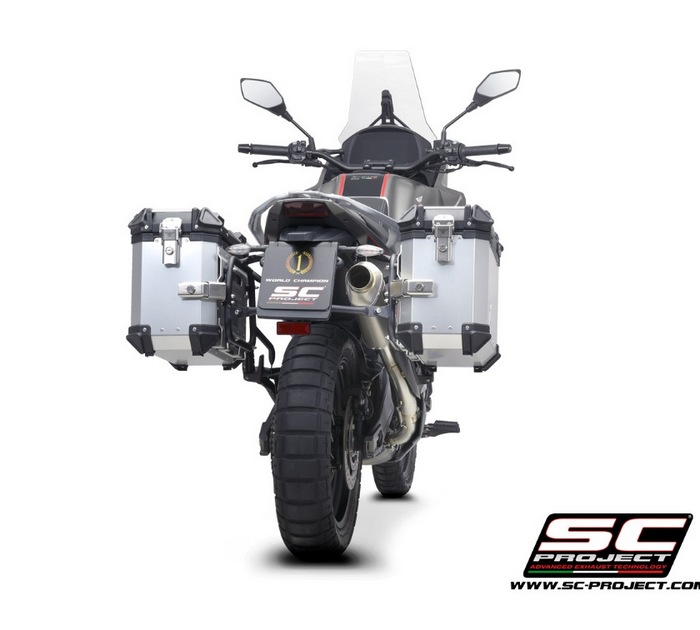 SC-Project Εξάτμιση Moto Morini X-CAPE 650 2021-2025 Rally Raid Titanium High Mount MM01A-H100T (Αντιγραφή)