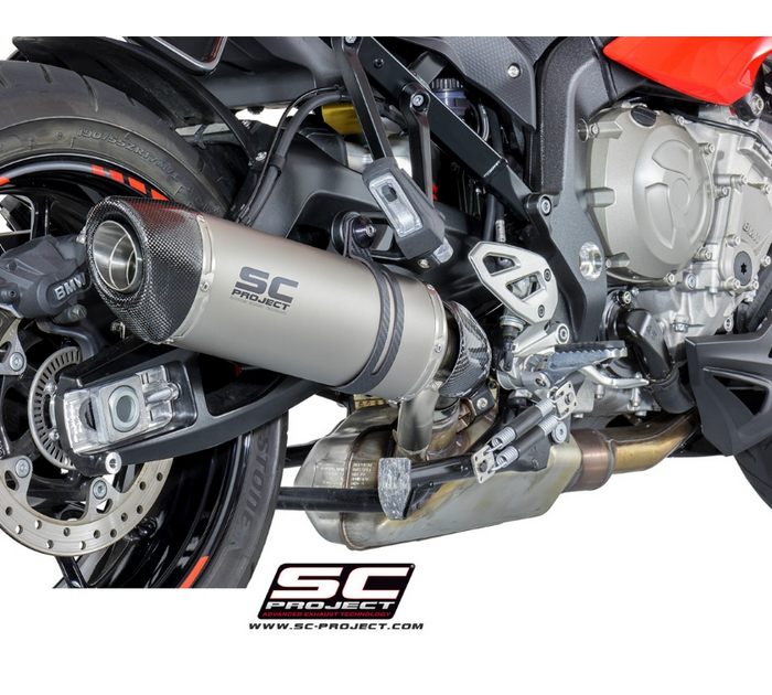 SC-Project Oval Titanium Υποκινητήρια Εξάτμιση BMW S 1000 XR 2015-2016 [B32A-L01T]