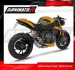 DOMINATOR Ολόσωμη Εξάτμιση (Full System) S3 για Triumph Speed Triple 1200 RS / RR 2021-2024