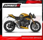 DOMINATOR Ολόσωμη Εξάτμιση (Full System) GPF για Triumph Speed Triple 1200 RS / RR 2021-2024