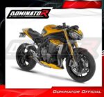 DOMINATOR Ολόσωμη Εξάτμιση (Full System) GPF για Triumph Speed Triple 1200 RS / RR 2021-2024