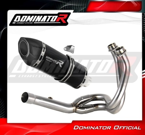 DOMINATOR Ολόσωμη Εξάτμιση (Full System) HP5 BLACK για Kawasaki ER-6N / ER-6F 650 2012-2016