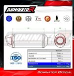 DOMINATOR Ολόσωμη Εξάτμιση (Full System) S6 για Triumph Speed Triple 1200 RS / RR 2021-2024