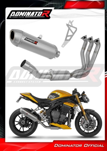 DOMINATOR Ολόσωμη Εξάτμιση (Full System) S6 για Triumph Speed Triple 1200 RS / RR 2021-2024