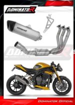 DOMINATOR Ολόσωμη Εξάτμιση (Full System) Titanium HP6 για Triumph Speed Triple 1200 RS / RR 2021-2024
