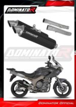 DOMINATOR GPF BLACK Διπλή Εξάτμιση για Yamaha TDM 900 2002-2014 | YA185DCBL