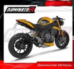 DOMINATOR Ολόσωμη Εξάτμιση (Full System) GPS για Triumph Speed Triple 1200 RS / RR 2021-2024