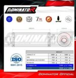 DOMINATOR GPF Διπλή Εξάτμιση για Yamaha TDM 900 2002-2014 | YA185DC