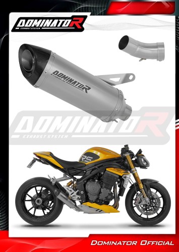 DOMINATOR Εξάτμιση Titanium HP8 για Triumph Speed Triple 1200 RS / RR 2021-2024
