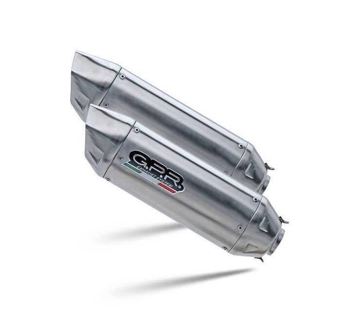 GPR Trioval Εγκεκριμένη Εξάτμιση για Yamaha XJR 1300 1999-2006 (Ζεύγος Τελικών) Y.64.TRI