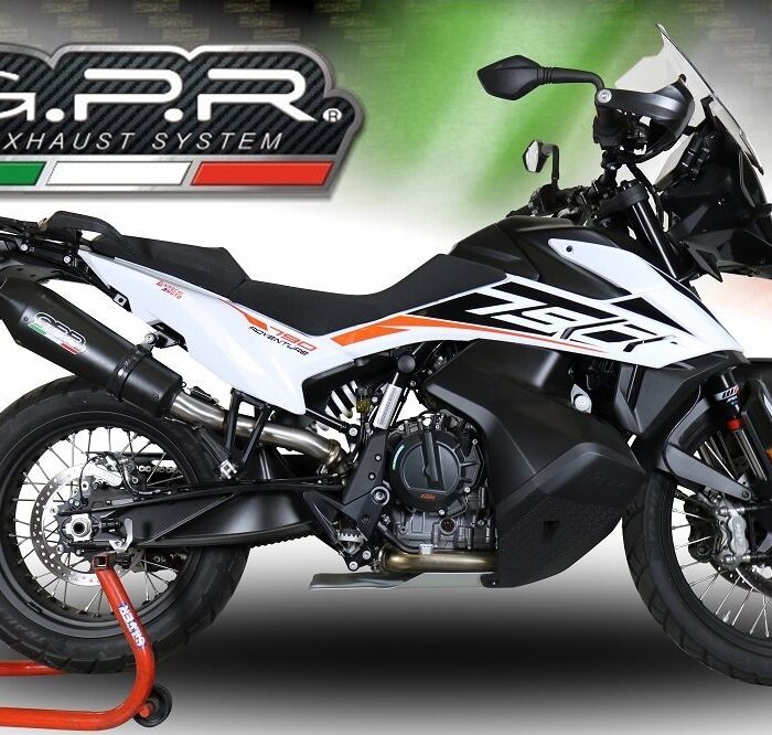 GPR Εξάτμιση New Grand Prix Evo Black Titanium KTM 790 Adventure 2021-2024 Euro 5 (E5.KT.108.GPAN.BLT)