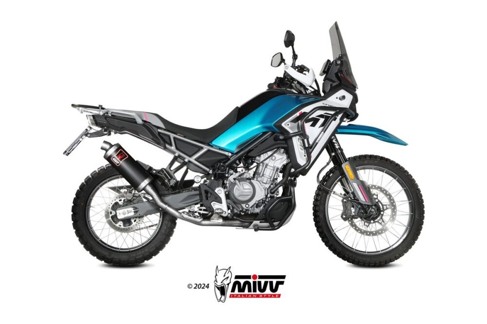 MIVV Dakar Black Εξάτμιση για CF MOTO 450 MT 2024 – 2026 (CF.005.LDKB)