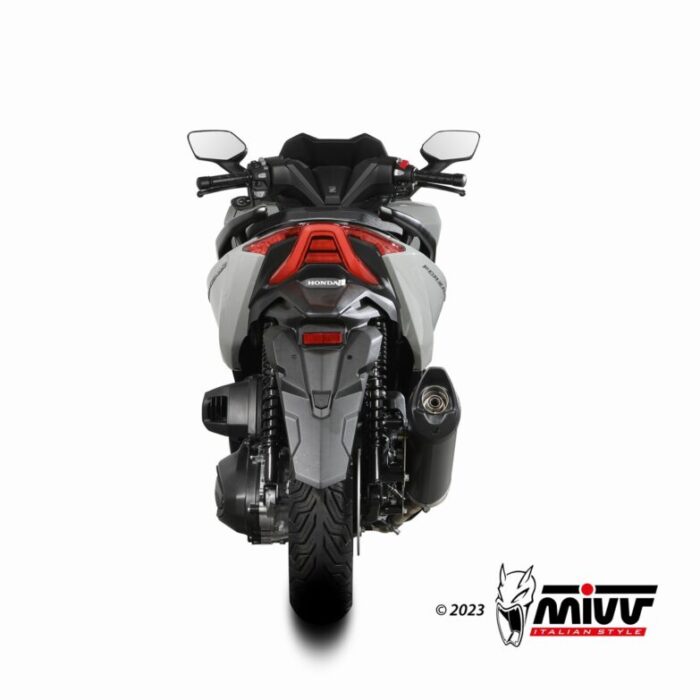MIVV MOVER Inox Nero Εξάτμιση Honda Forza 350 2022-2024 – MV.HO.0004.LV