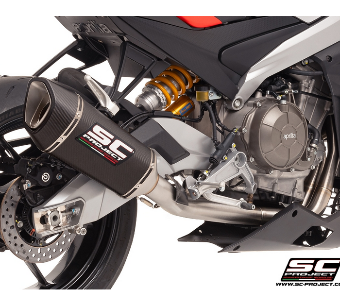 SC-Project Ολόσωμη Εξάτμιση (Full System) SC1-R Carbon για Aprilia RS 660 2025-2026 – A23C-PAC90C