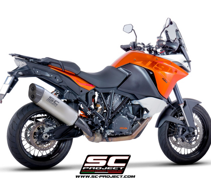 SC-Project Adventure Titanium Matt Black Εξάτμιση KTM 1190 Adventure / Adventure R 2013-2016 (KTM08A-86MB)