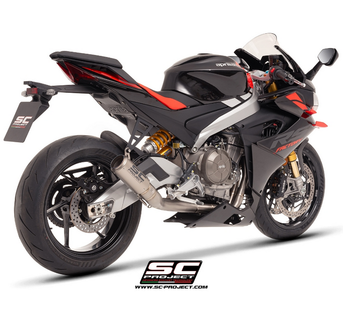 SC-Project Ολόσωμη Εξάτμιση (Full System) S1 Titanium για Aprilia RS 660 2025-2026 – A23C-PCLT41T