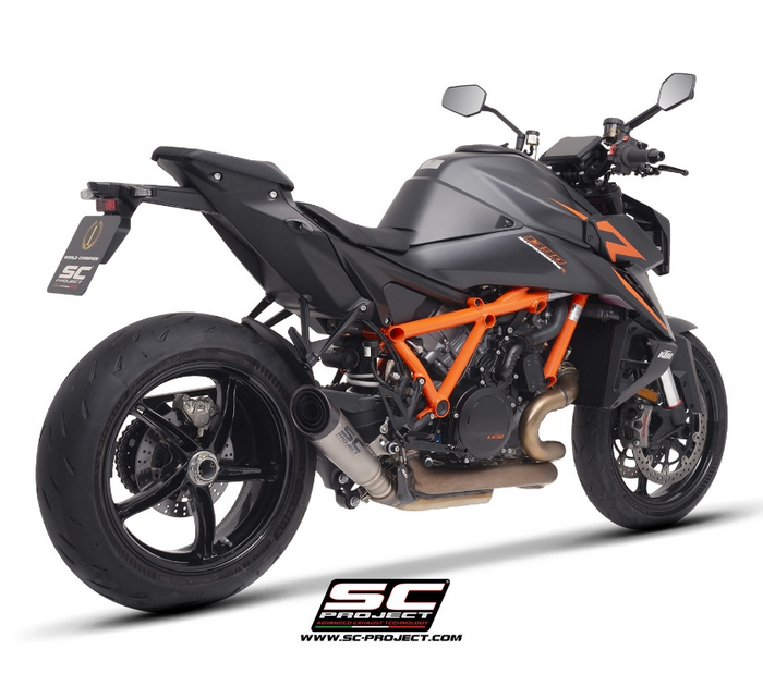 SC-Project S1 Titanium Matt Black Εξάτμιση KTM 1390 Super Duke R 2024-2026 (KTM21A-41MB)