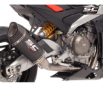 SC-Project Ολόσωμη εξάτμιση (Full System) Trofeo Titanium SC1-R Carbon για Aprilia RS 660 2025-2026 | A23C-PTC90C