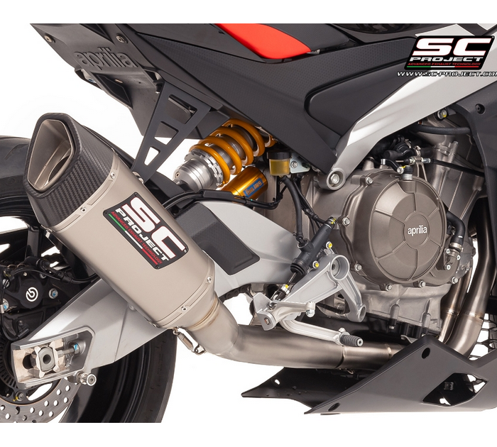 SC-Project Ολόσωμη εξάτμιση (Full System) Trofeo Titanium SC1-R Titanium για Aprilia RS 660 2025-2026 | A23C-PTC90T