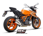 SC-Project Twin S1-CNC Titanium Εξάτμιση KTM 1290 Super Duke R 2021-2023 Euro 5 (KTM16B-T133T)