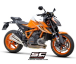 SC-Project Twin S1-CNC Titanium Εξάτμιση KTM 1290 Super Duke R 2021-2023 Euro 5 (KTM16B-T133T)