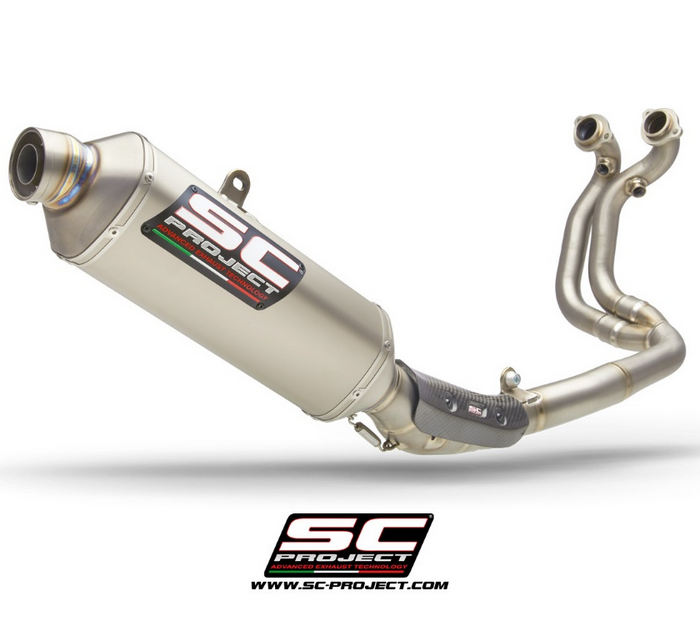 SC-Project Ολόσωμη εξάτμιση (Full System) 2-1 Titanium με Rally Raid KTM 890 Adventure / Adventure A2 2021-2024(KTM15B-TC101T)