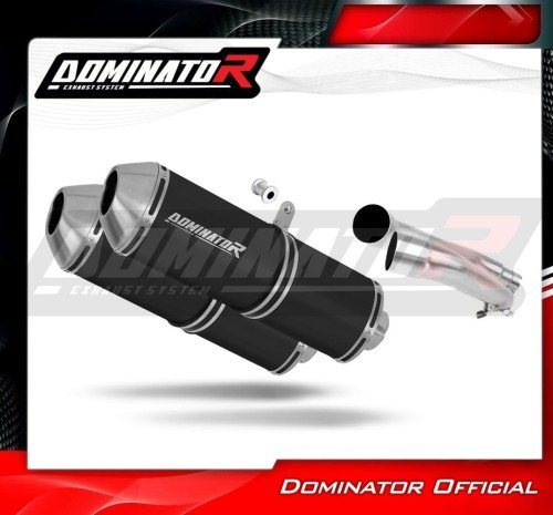 Dominator HO017DARBL OVR Black Εξάτμιση Honda CBF 1000 2006-2009