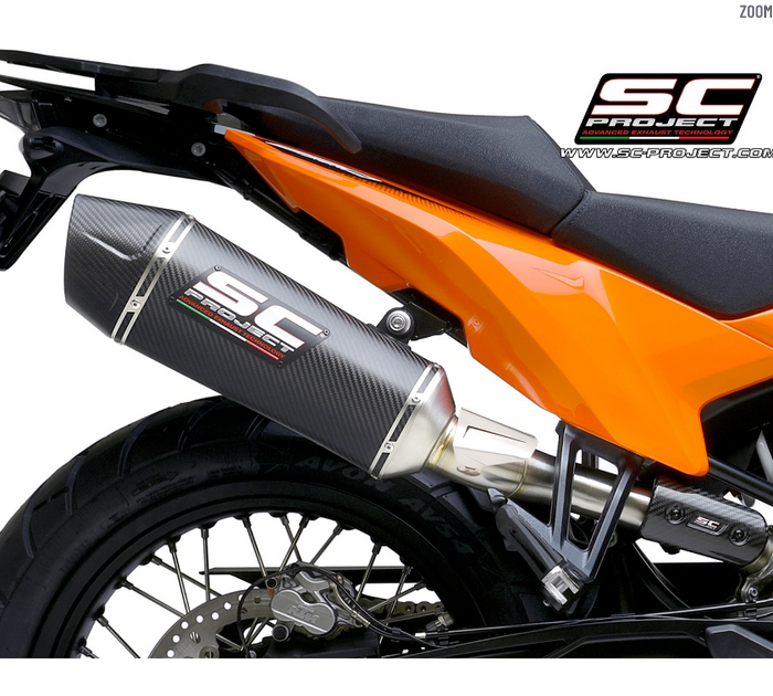 SC-Project X-Plorer II Carbon Εξάτμιση KTM 890 SMT 2023–2024 Euro 5 – KTM15C-121C