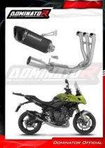 Dominator HP6 Black Full System Εξάτμιση Triumph Tiger Sport 660 (2025-2026) TR030DFSF6BL