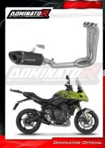 Dominator HP8 Black Full System Εξάτμιση Triumph Tiger Sport 660 (2025-2026) TR030DFSFBL