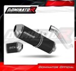 Dominator OVR Black KA020DARBL-H Εγκεκριμένη Εξάτμιση Kawasaki Z750 2004-2006
