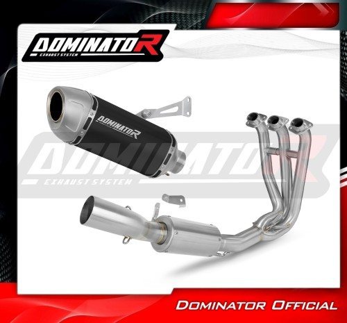 Dominator HP8 Black Full System Εξάτμιση Triumph Tiger Sport 660 (2025-2026) TR030DFSFBL