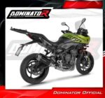 Dominator HP8 Black Full System Εξάτμιση Triumph Tiger Sport 660 (2025-2026) TR030DFSFBL
