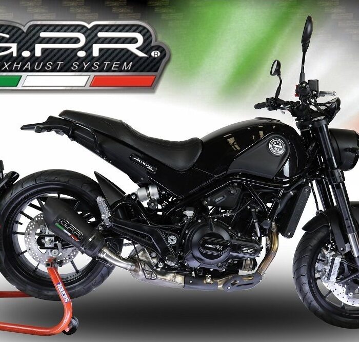 GPR E4.BE.11.GPAN.BLT New Grand Prix Evo Black Titanium Εξάτμιση Benelli Leoncino 500 2017-2024