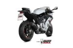 Mivv AK-1 CF.010.KZK Ολόσωμη Εξάτμιση Inox Black Carbon CFMOTO 675SR-R 2025-2026 Euro 5+