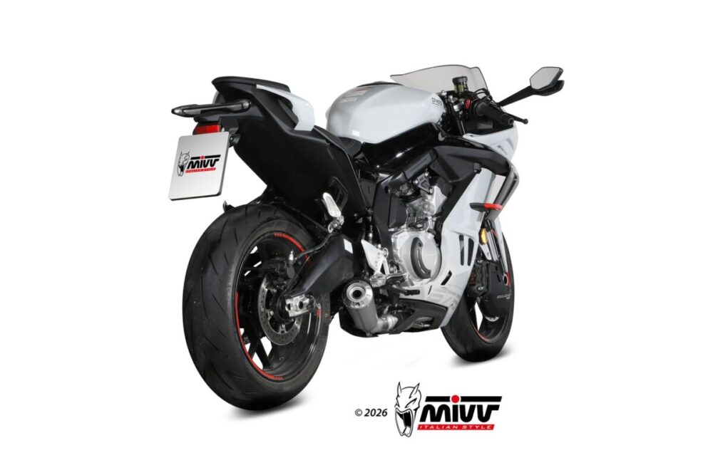 Mivv X-M1 CF.011.KC4T Ολόσωμη Εξάτμιση Τιτανίου με Καταλύτη CFMOTO 675SR-R 2025-2026 Euro 5+ - Image 3