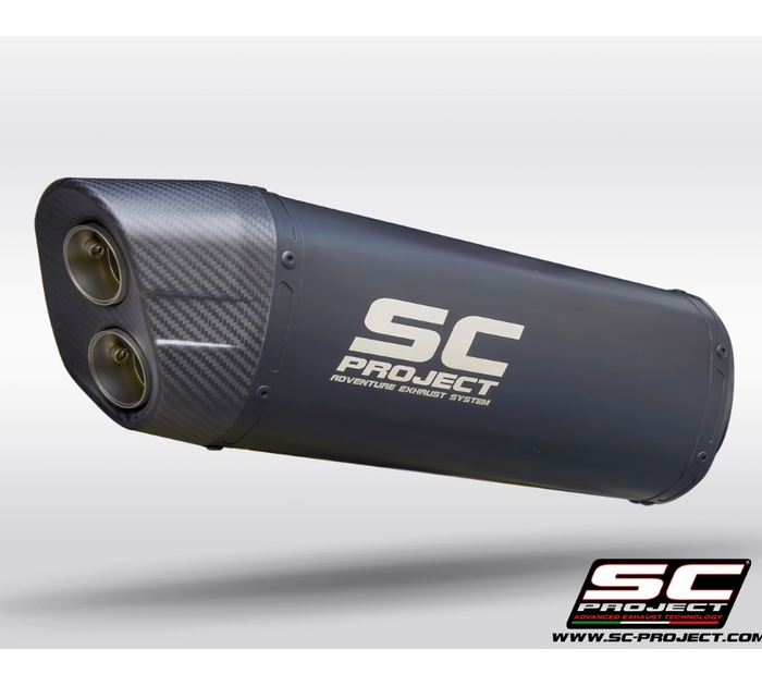 SC-Project Adventure Titanium Matt Black Εξάτμιση KTM 1290 Super Adventure 2017–2020 Euro 4 – KTM08B-86MB