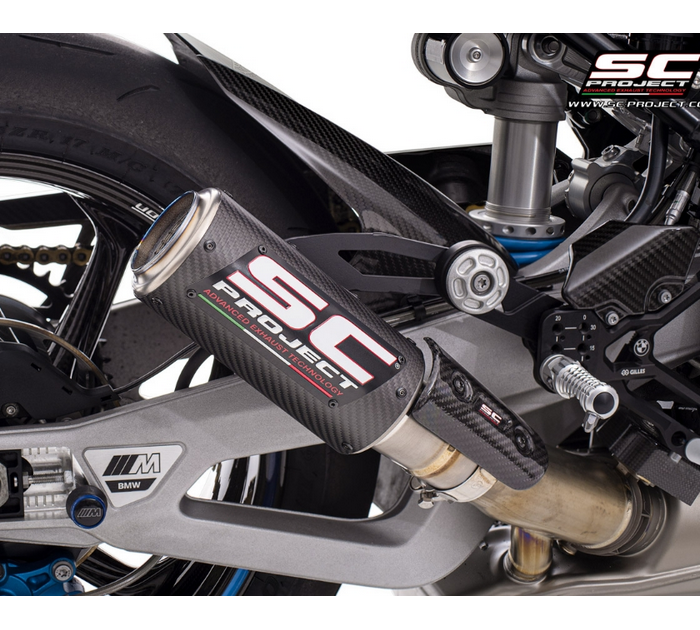 SC-Project CR-T Carbon Slip-On Εξάτμιση Euro 5 BMW M 1000 RR (2020-2024) – B33D-38CR