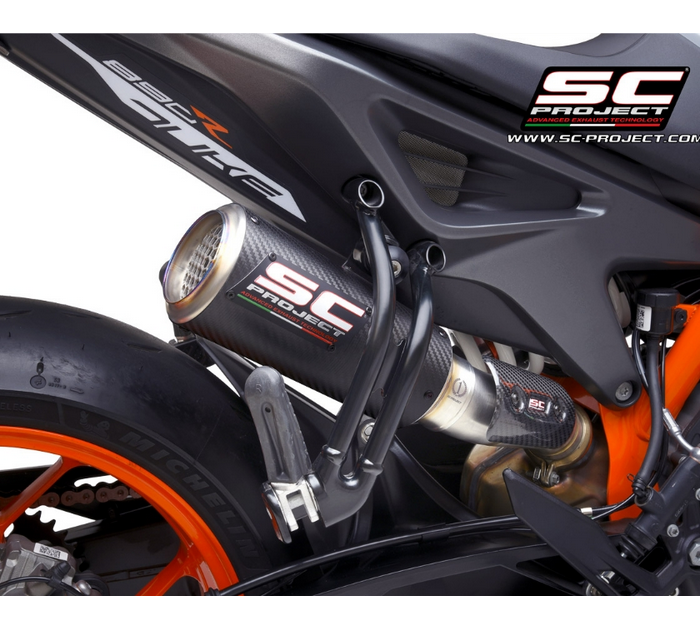 SC-Project CR-T M2 Carbon Εξάτμιση KTM 790 Duke 2018-2020 Racing – KTM12A-68CR