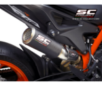 SC-Project CR-T M2 Carbon Εξάτμιση KTM 890 Duke 2020–2023 Racing – KTM12C-68CR